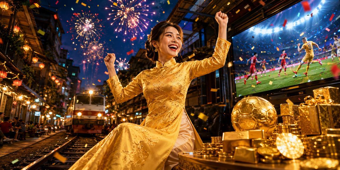 Người chơi VIP Hà Nội trong áo dài nhận thưởng trực tuyến tại không gian sang trọng